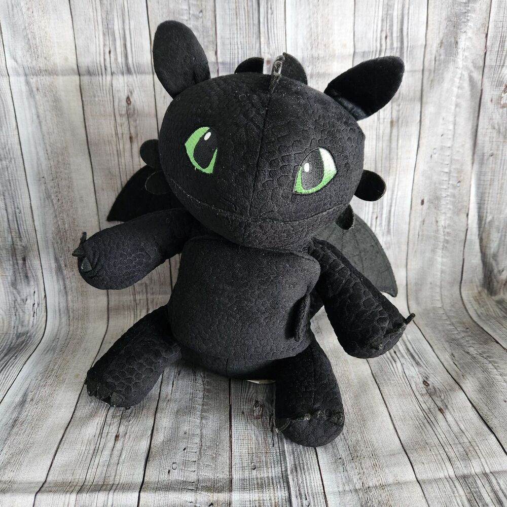 How To Train Your Dragon Toothless 12" Plush Zoobies Story Book Soft Toy